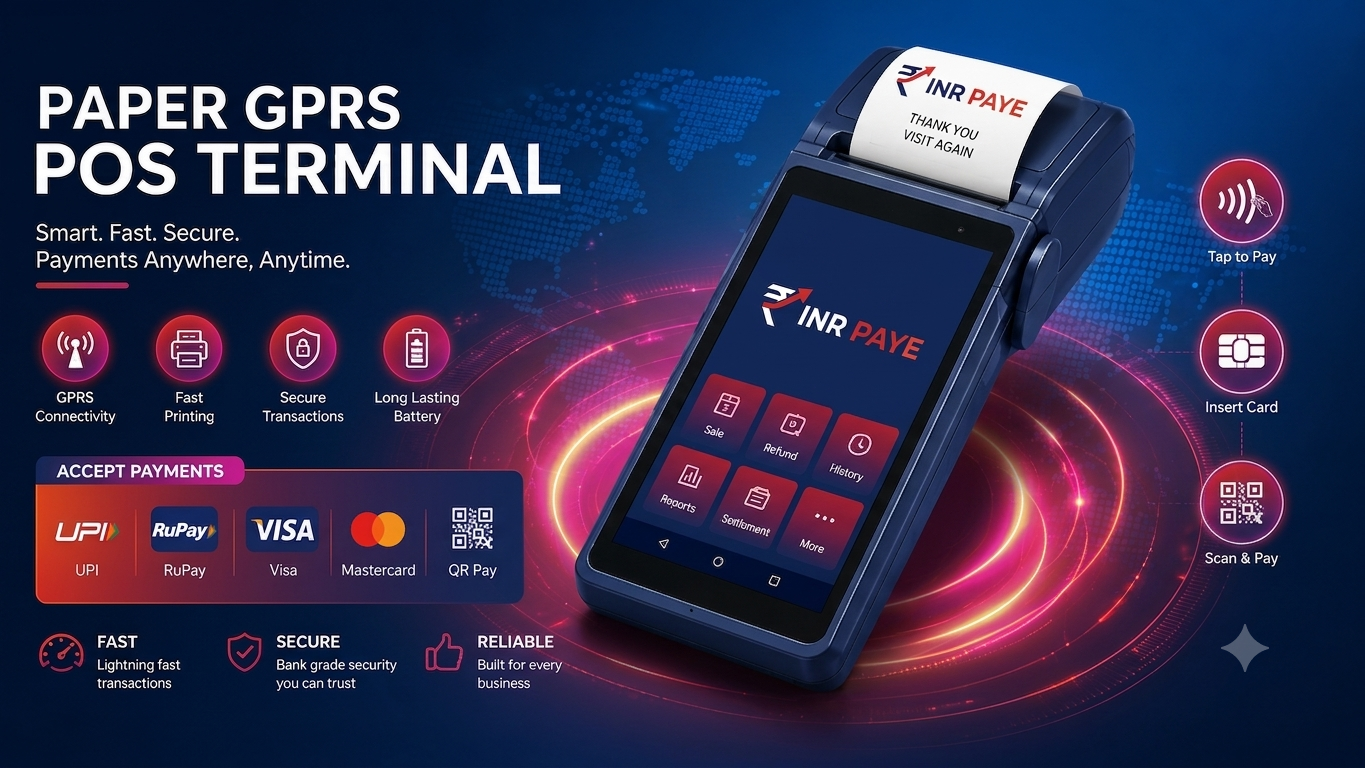 Paper GPRS POS Machine